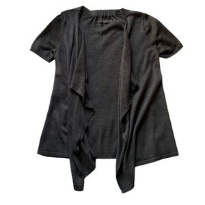 Outback Red Short Sleeve Waterfall Cardigan